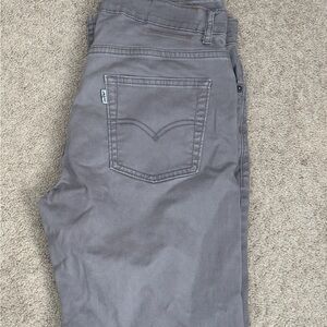 Levi's Slim Straight Jeans in Gray